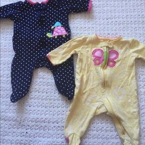Two 3-6 month onesies